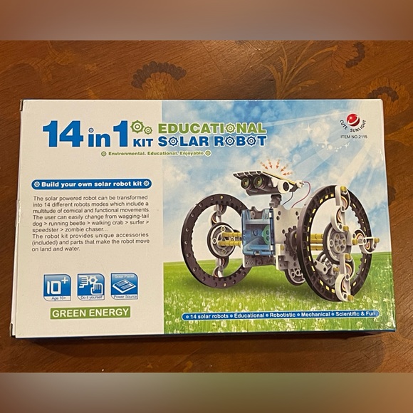 build your own solar robot kit - New In Box! - Picture 2 of 5